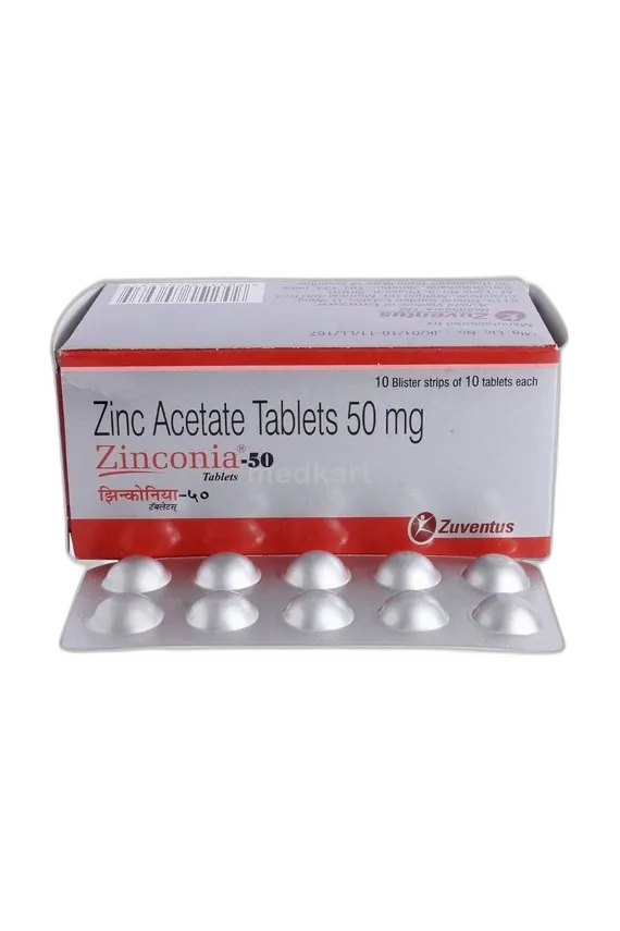 zinconia 50mg tablet 10's